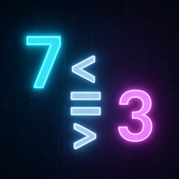 Equal, More, or Less icon
