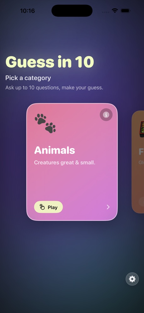 GIT: Guess In Ten screenshot 1