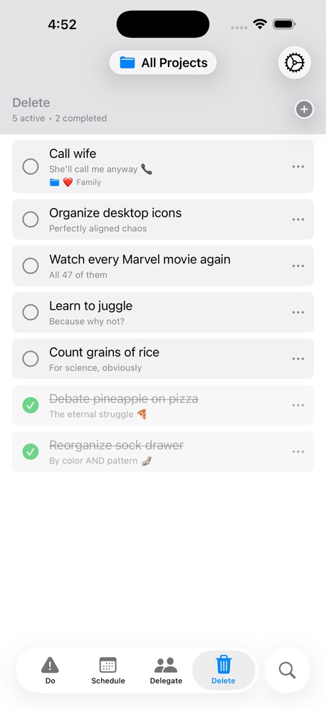 (nothing) To Do screenshot 6