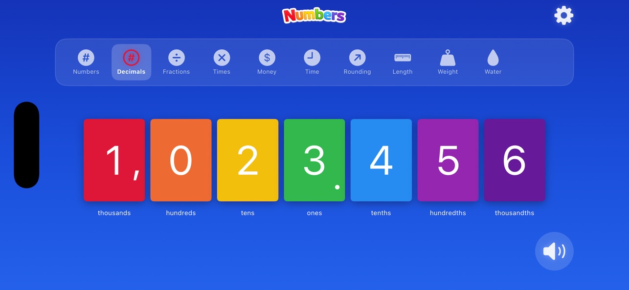 Numbers - Place Value Chart screenshot 2